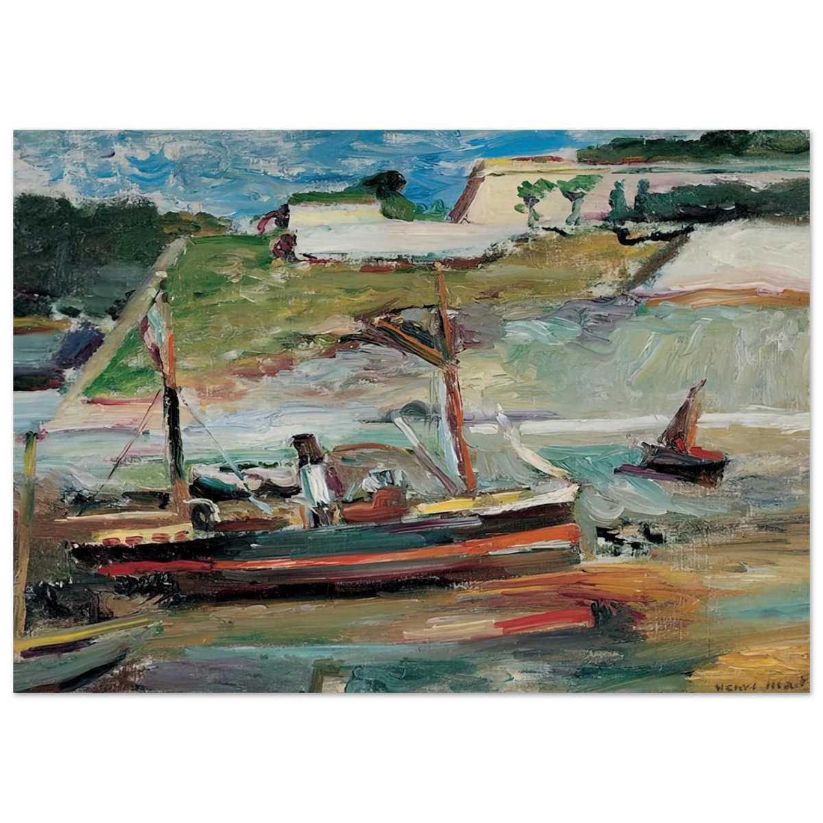 BELLE ILE LE PORT DE PALAIS 1896 Poster | Henri Matisse Poster | Henri Matisse Print