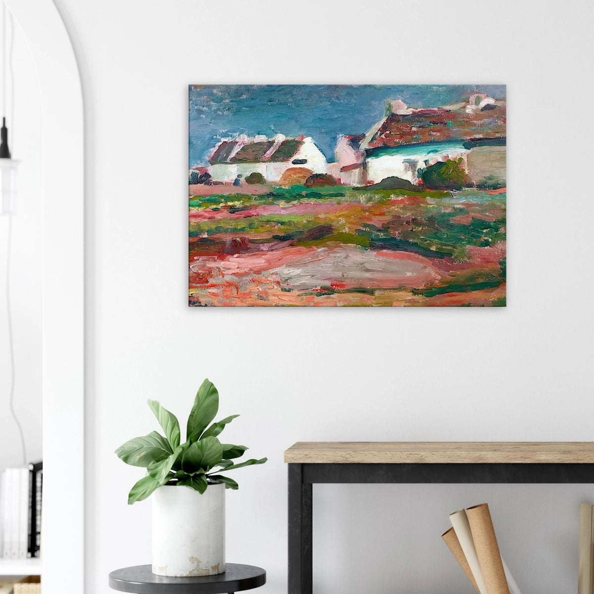 MAISONS A KERVILAHOUEN BELLE ILE 1896 Canvas | Henri Matisse Canvas | Henri Matisse Print