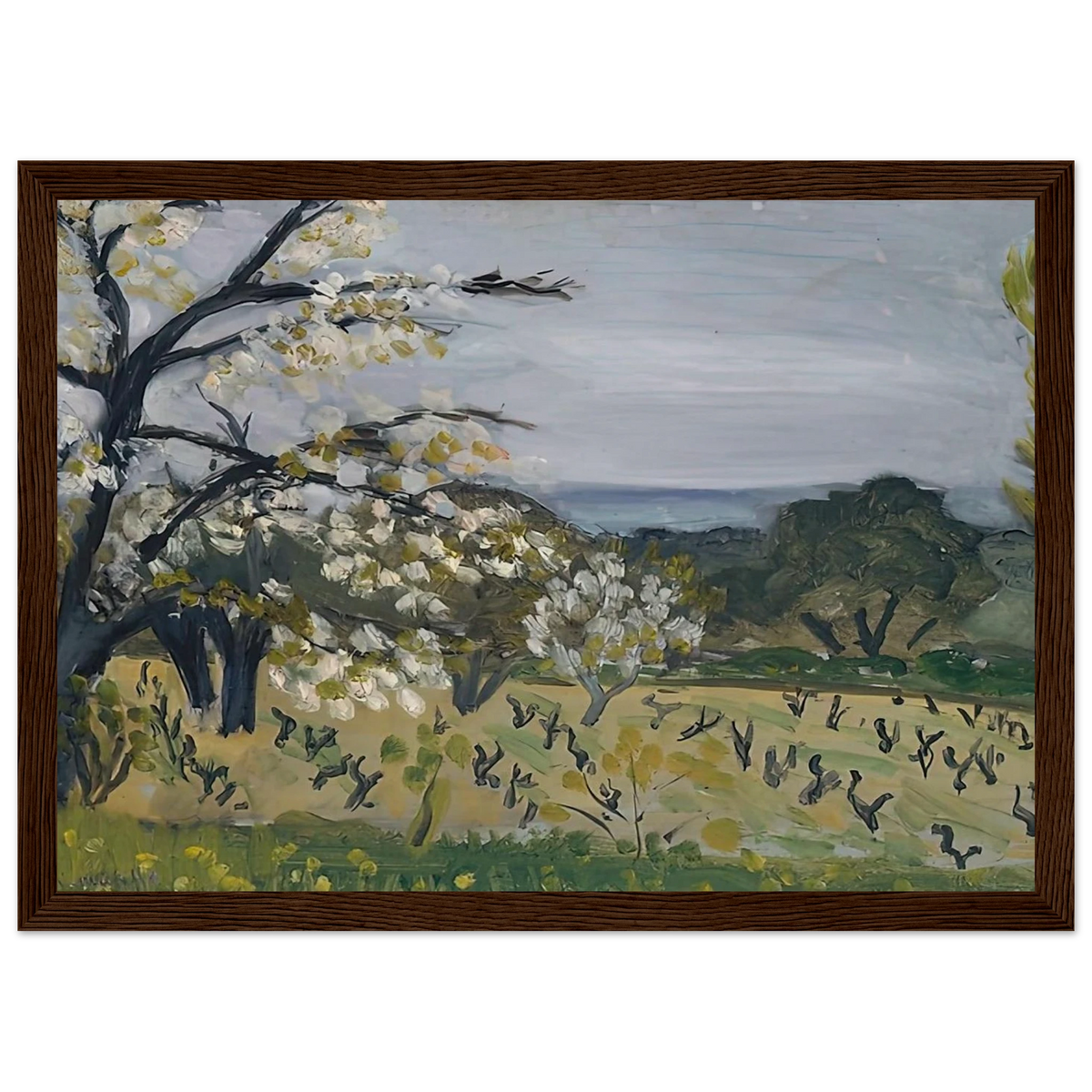 LANDSCAPE NICE 1919 Framed Poster | Henri Matisse Framed Prints Wall Art | Henri Matisse Print