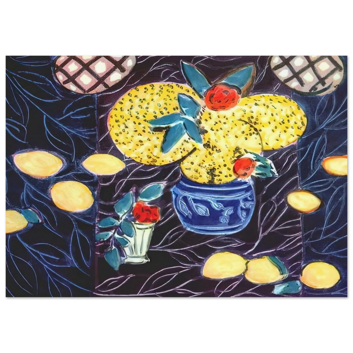 LEMONS AND MIMOSA 1944 Poster | Henri Matisse Poster | Henri Matisse Print