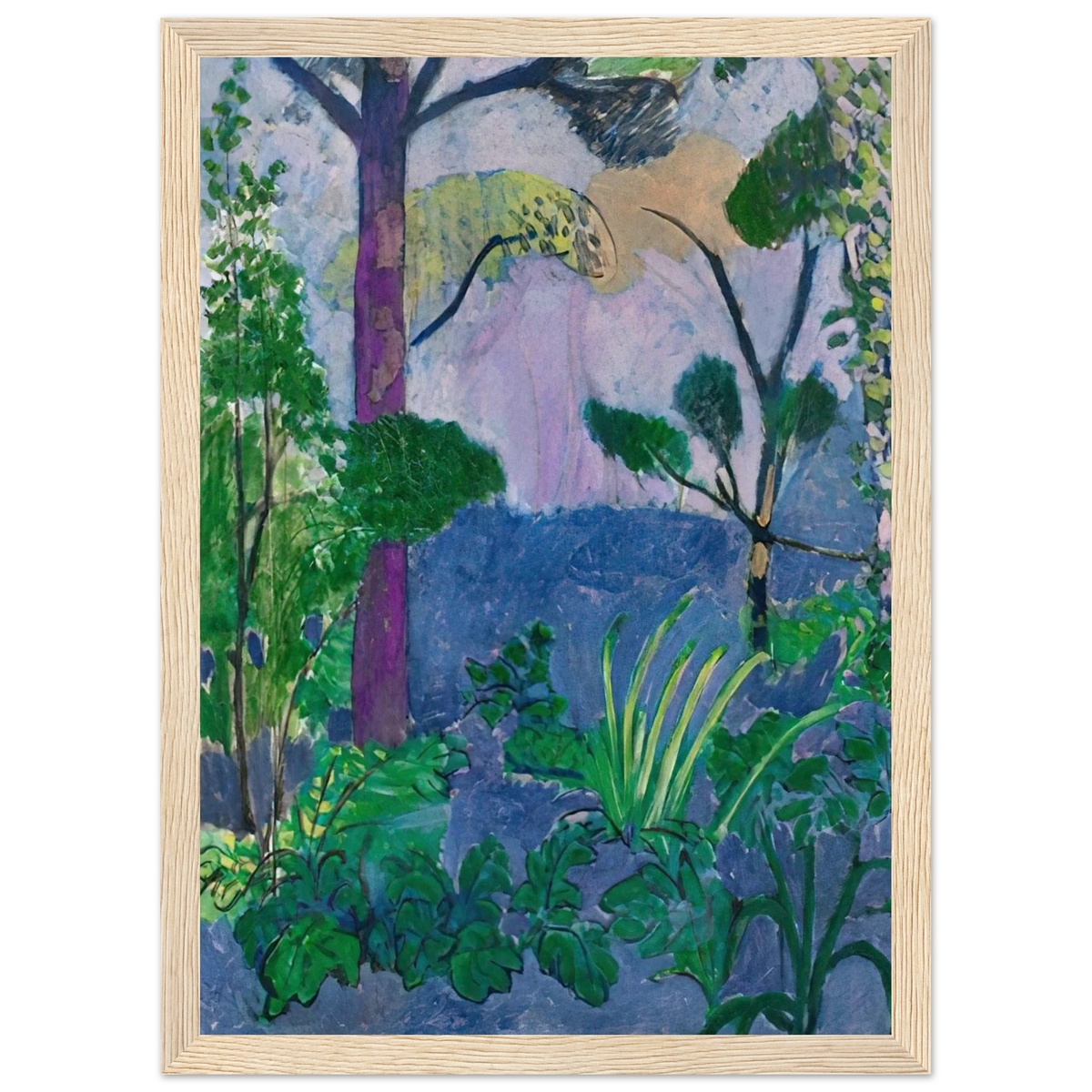 ACANTHUS MOROCCAN LANDSCAPE 1912 Framed Poster | Henri Matisse Framed Prints Wall Art | Henri Matisse Print