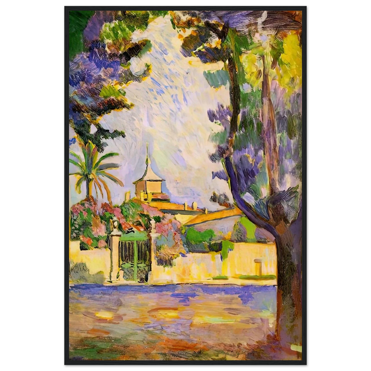 PLACE DES LICES ST TROPEZ 1904 Framed Poster | Henri Matisse Framed Prints Wall Art | Henri Matisse Print