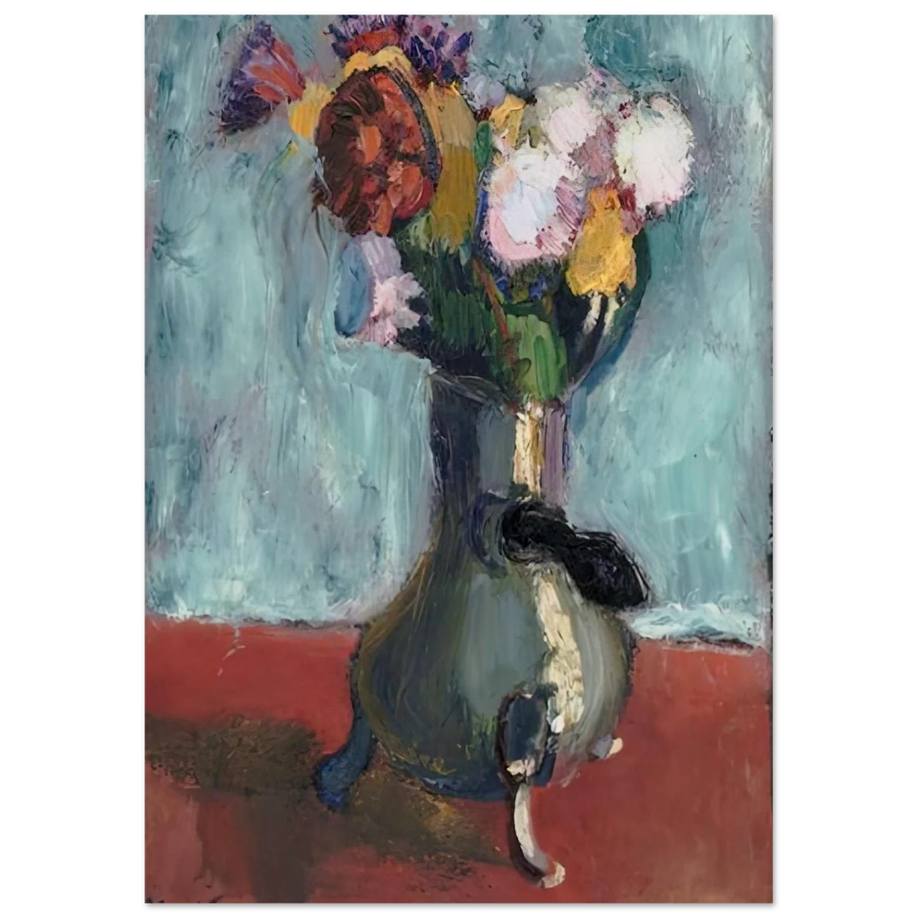 BOUQUET OF FLOWERS IN CHOCOLATE 1902 Poster | Henri Matisse Poster | Henri Matisse Print