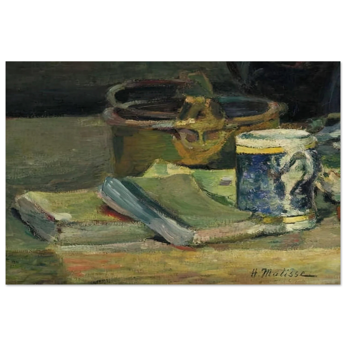 STILL LIFE WITH BOOKS 1895 Poster | Henri Matisse Poster | Henri Matisse Print
