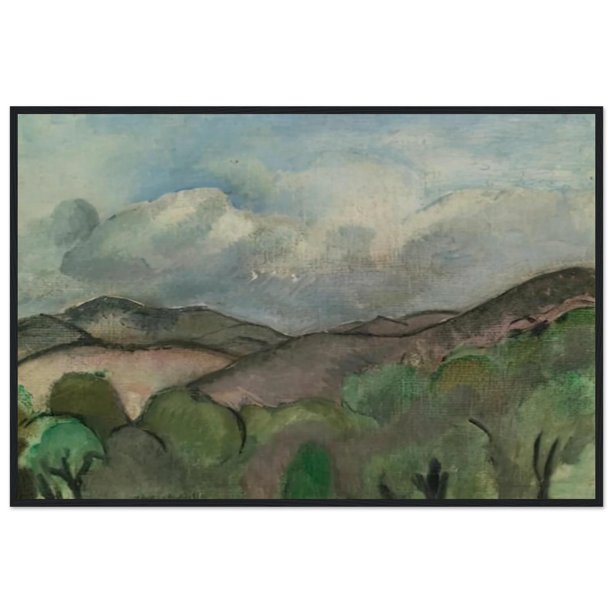 LE MONT CHAUVE A NICE 1918 Framed Poster | Henri Matisse Framed Prints Wall Art | Henri Matisse Print