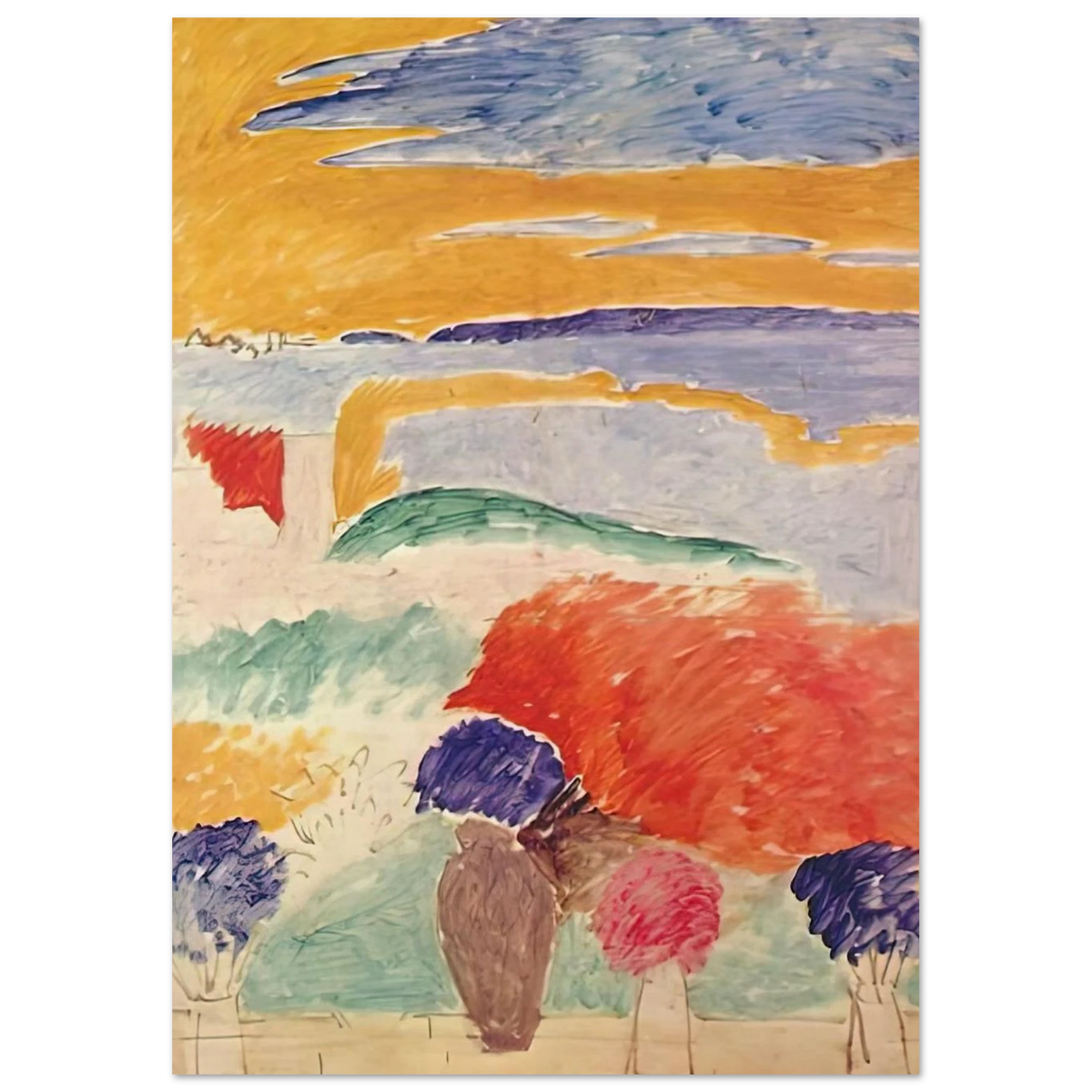 OPEN WINDOW AT TANGIER 1913 Poster | Henri Matisse Poster | Henri Matisse Print