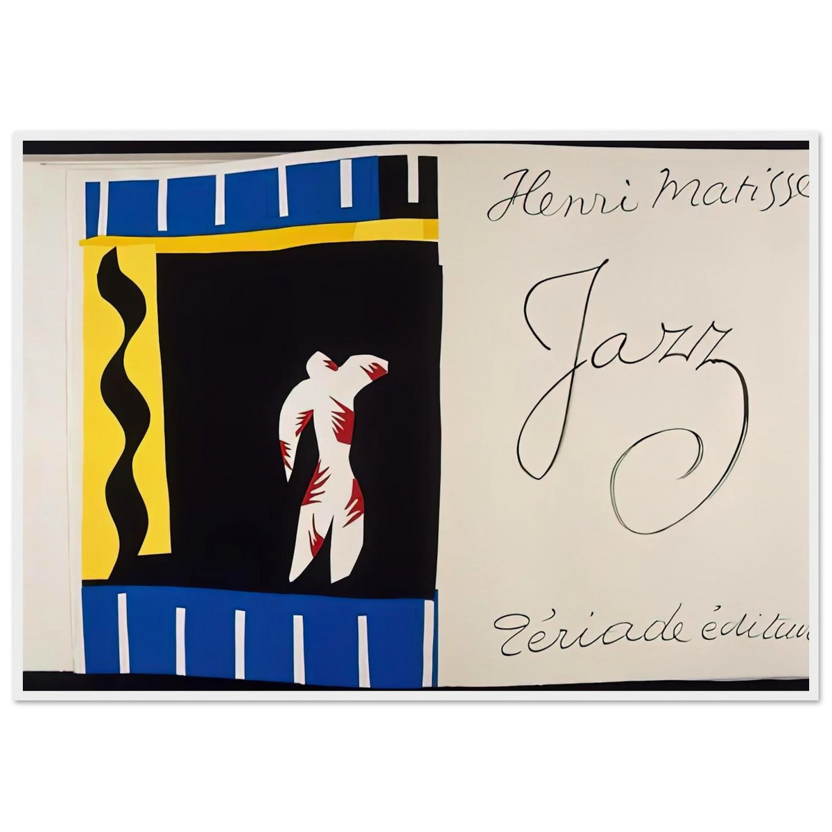 JAZZ BOOK 1947 Framed Poster | Henri Matisse Framed Prints Wall Art | Henri Matisse Print