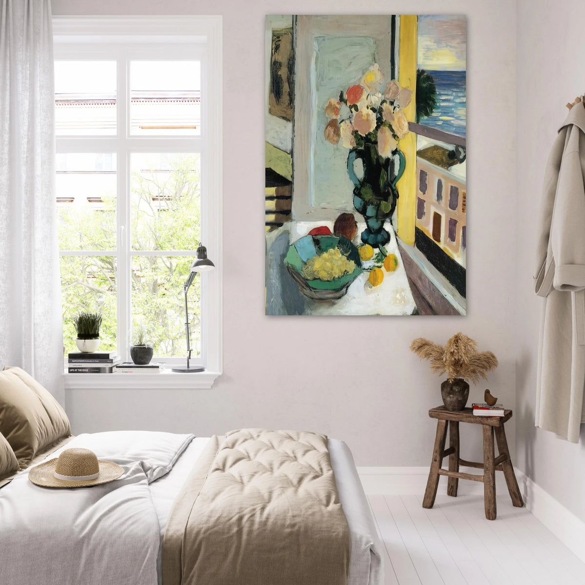 FLOWERS IN FRONT OF A WINDOW 1922 Poster | Henri Matisse Poster | Henri Matisse Print