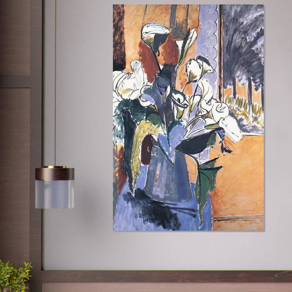 FLOWERS ON THE WINDOWSILL 1913 Poster | Henri Matisse Poster | Henri Matisse Print