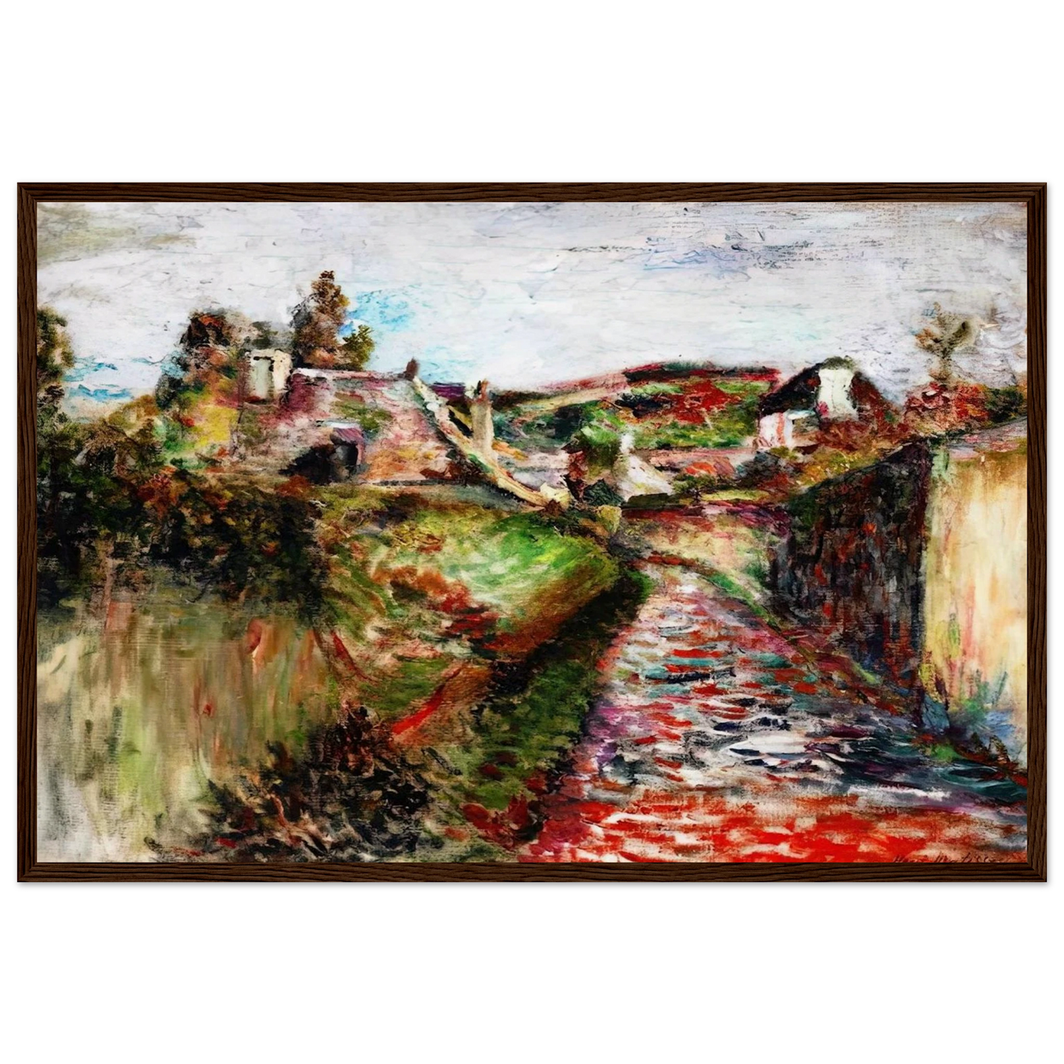 VIEW OF BELLE ILE 1897 Framed Poster | Henri Matisse Framed Prints Wall Art | Henri Matisse Print