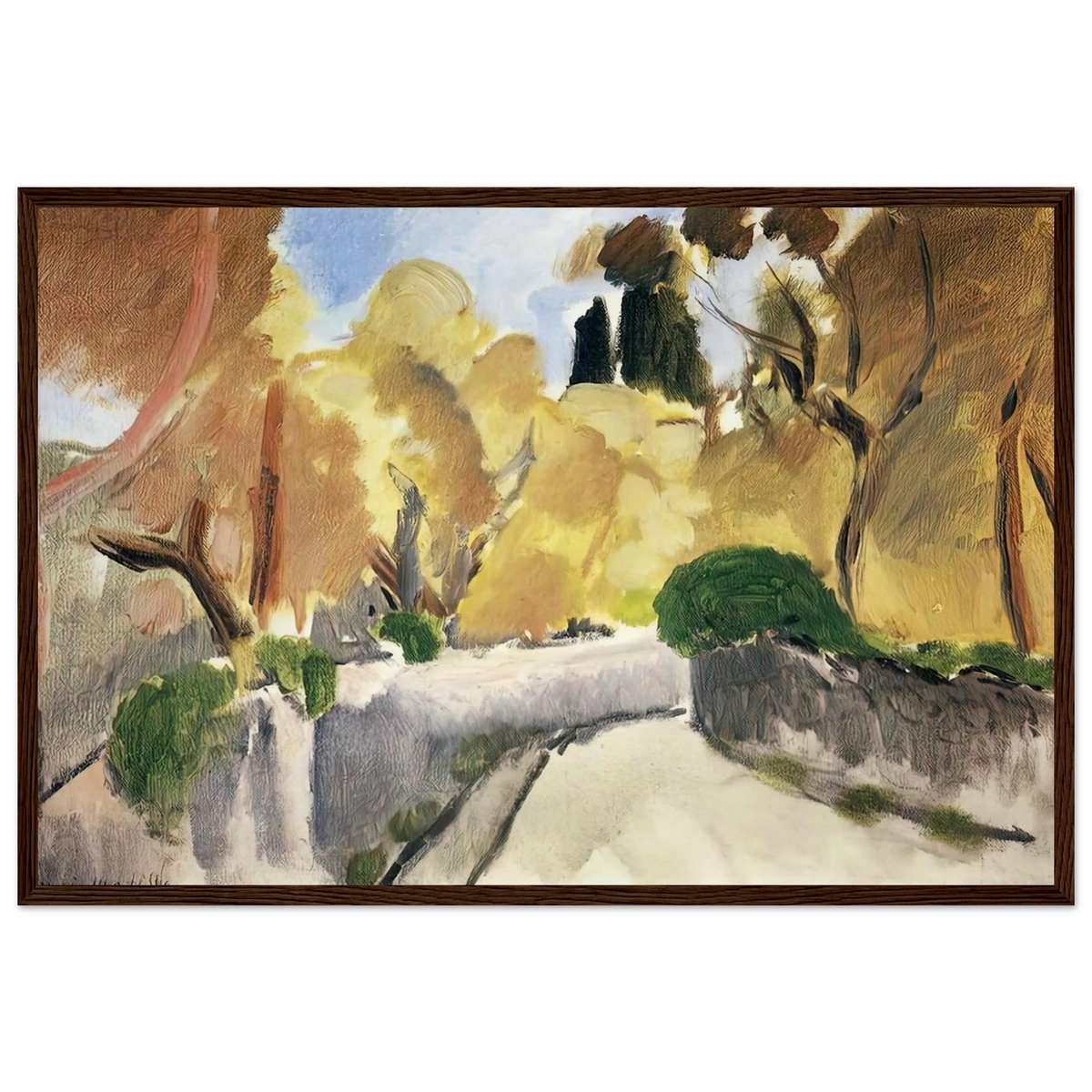 LANDSCAPE 2 Framed Poster | Henri Matisse Framed Prints Wall Art | Henri Matisse Print