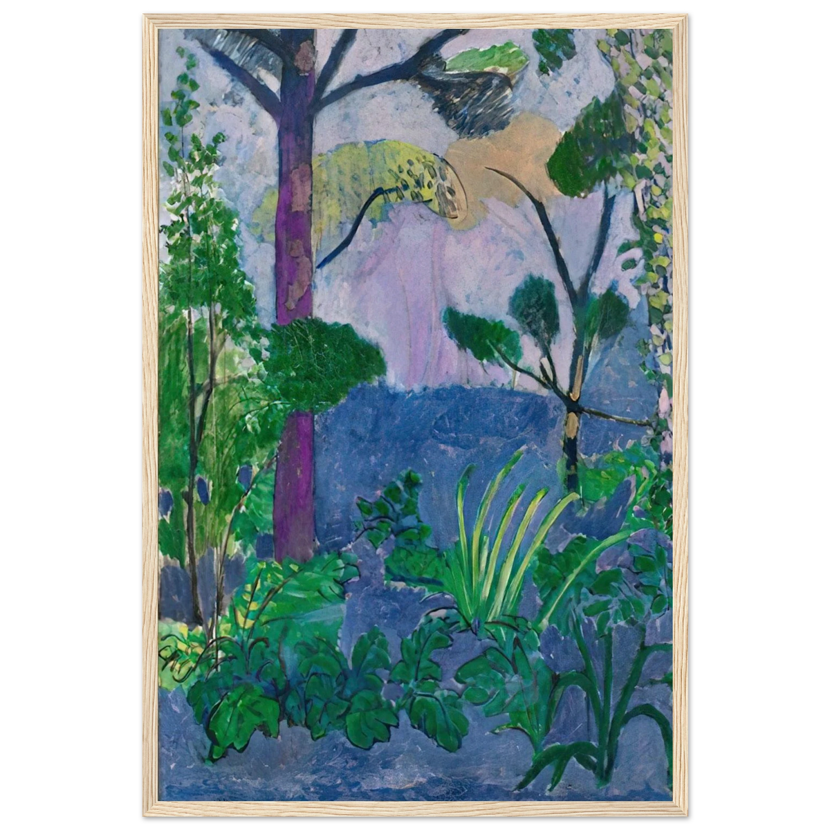 ACANTHUS MOROCCAN LANDSCAPE 1912 Framed Poster | Henri Matisse Framed Prints Wall Art | Henri Matisse Print