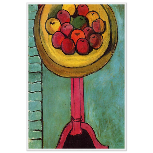 APPLES ON A TABLE GREEN BACKGROUND 1916 Framed Poster | Henri Matisse Framed Prints Wall Art | Henri Matisse Print