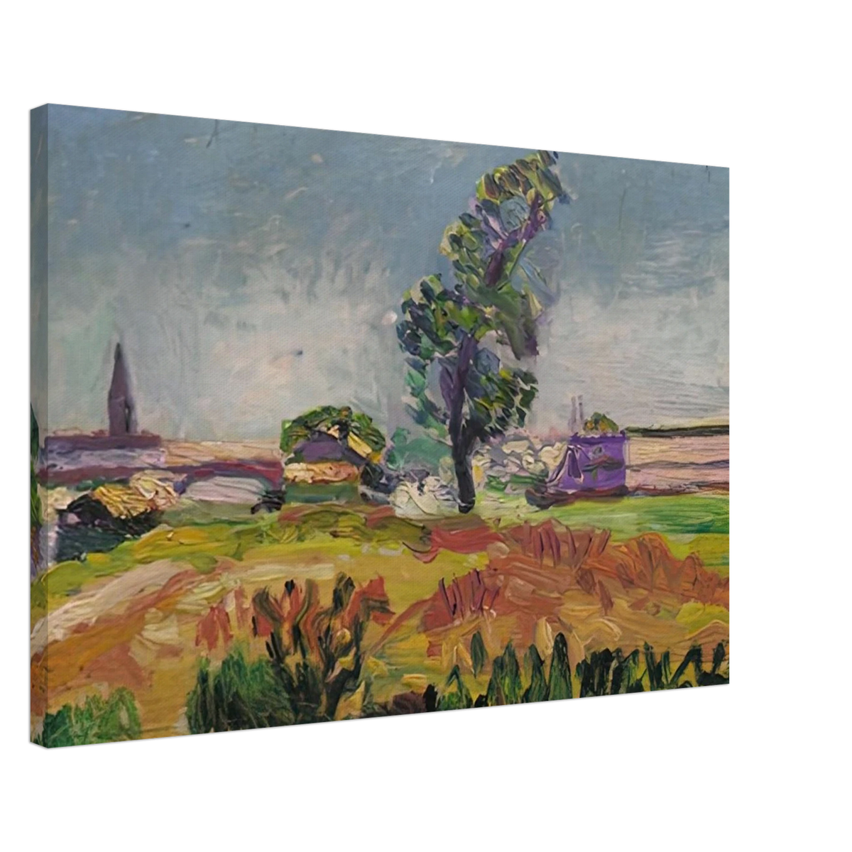 PAYSAGE DES ENVIRONS DE TOULOUSE LE PONT DES DEMOISELLES 1898 Canvas | Henri Matisse Canvas | Henri Matisse Print