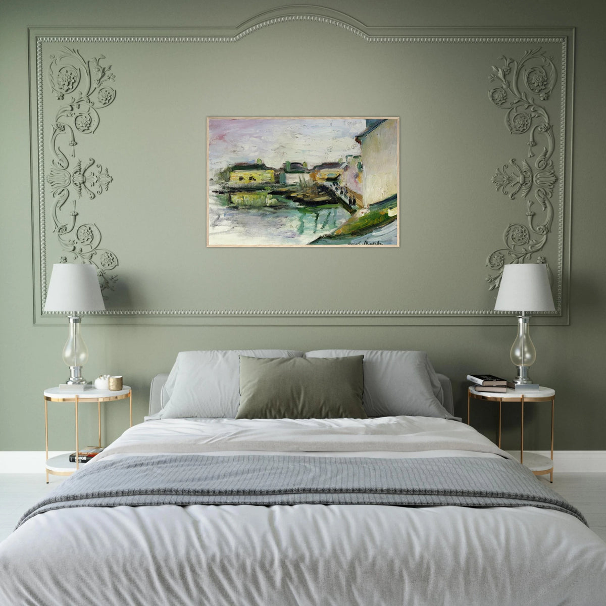THE PORT OF PALAIS BELLE ILE 1896 Framed Poster | Henri Matisse Framed Prints Wall Art | Henri Matisse Print
