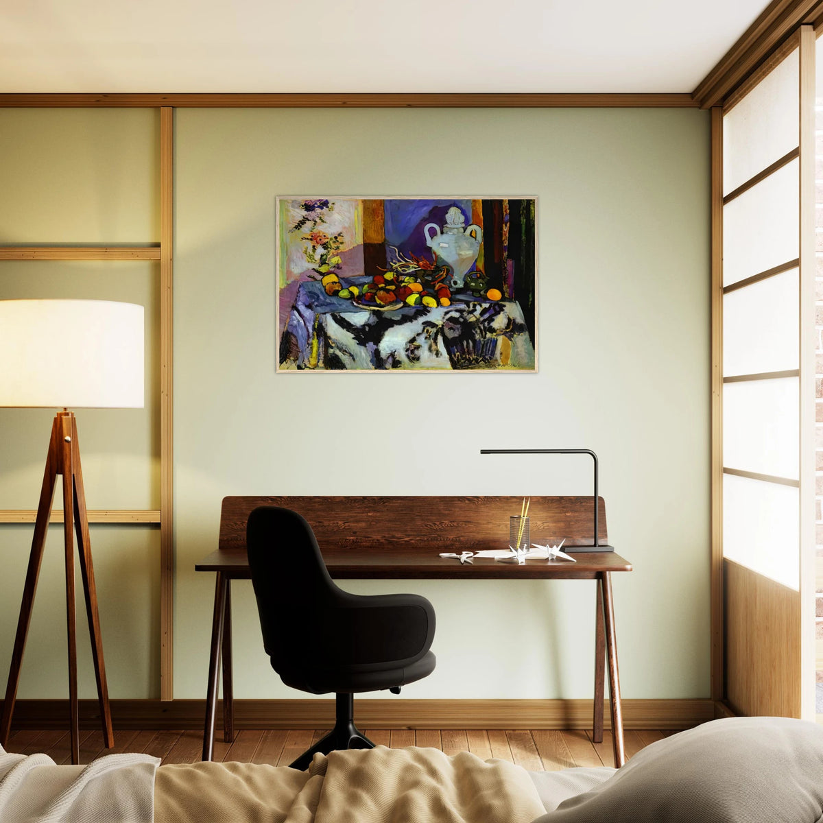 BLUE STILL LIFE Framed Poster | Henri Matisse Framed Prints Wall Art | Henri Matisse Print