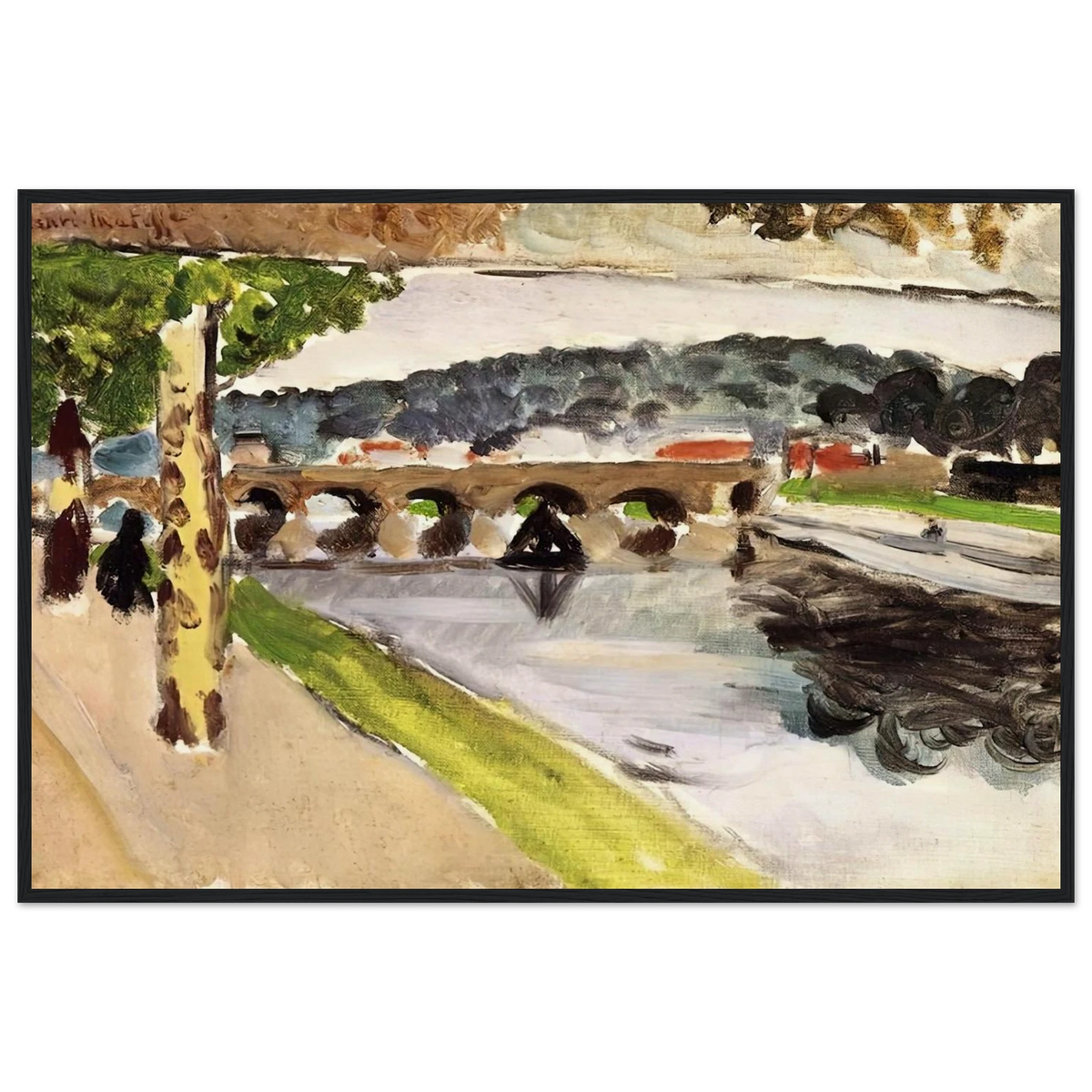 PARADE PLATANES 1917 Framed Poster | Henri Matisse Framed Prints Wall Art | Henri Matisse Print