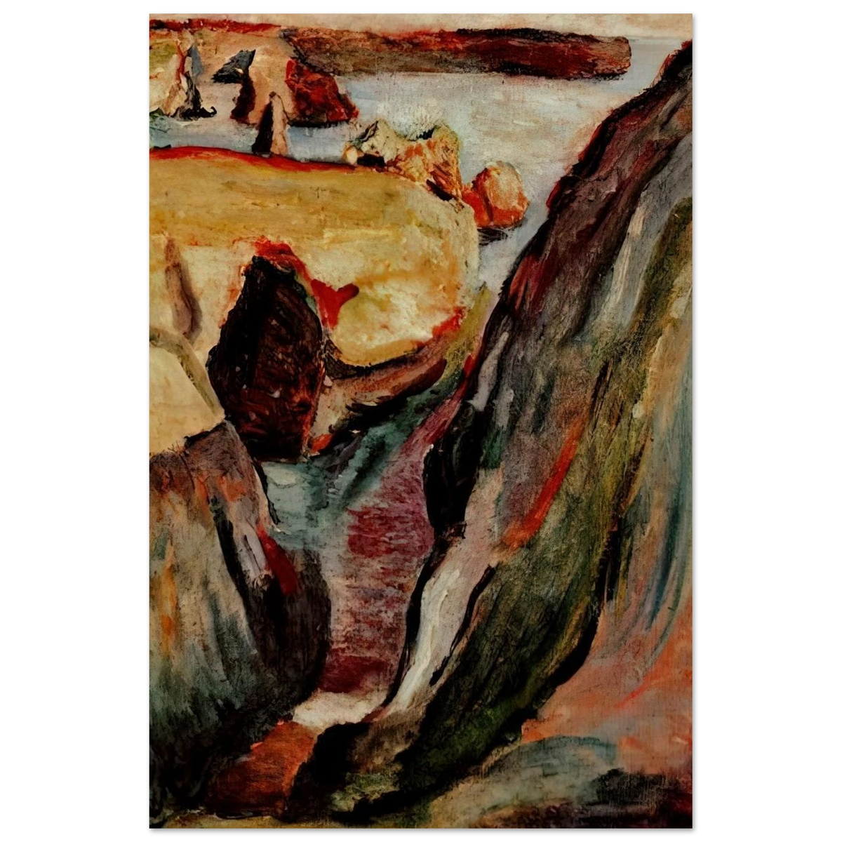 ROCHERS A BELLE ILE 1896 Poster | Henri Matisse Poster | Henri Matisse Print