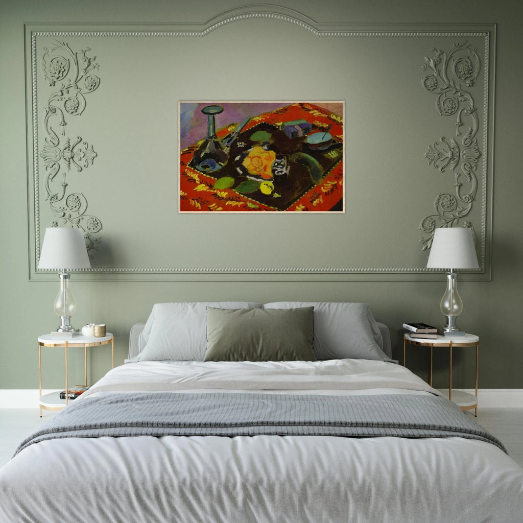 DISHES AND FRUIT 1906 Framed Poster | Henri Matisse Framed Prints Wall Art | Henri Matisse Print