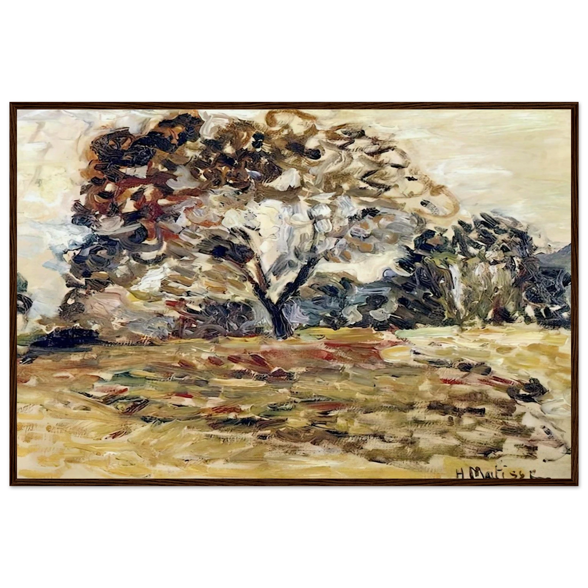 LANDSCAPE OF CORSICA 1898 Framed Poster | Henri Matisse Framed Prints Wall Art | Henri Matisse Print