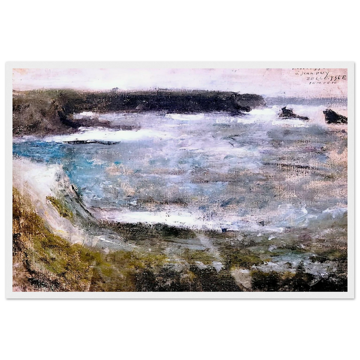 BELLE ISLE TEMPETE 1896 Framed Poster | Henri Matisse Framed Prints Wall Art | Henri Matisse Print