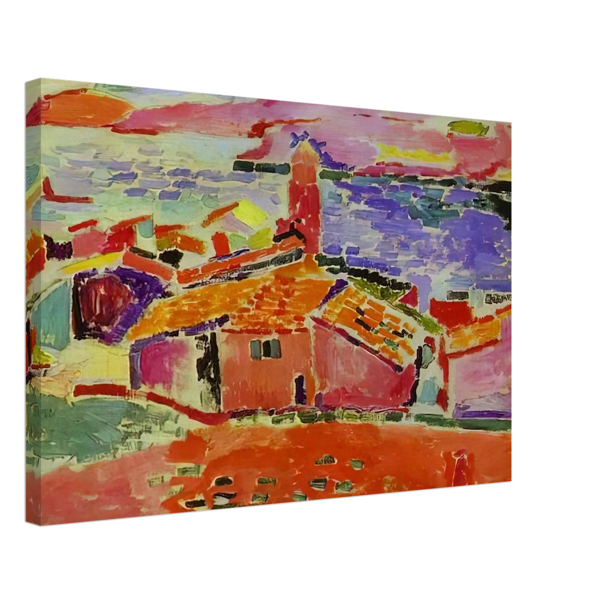 VIEW OF COLLIOURE 1 Canvas | Henri Matisse Canvas | Henri Matisse Print