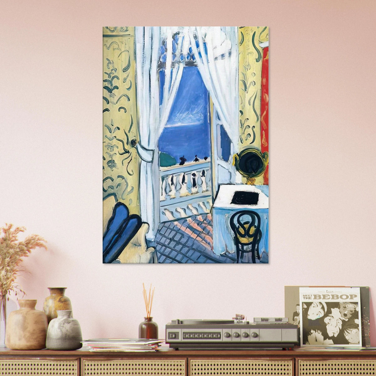 INTERIOR WITH A VIOLIN CASE 1919 Canvas | Henri Matisse Canvas | Henri Matisse Print