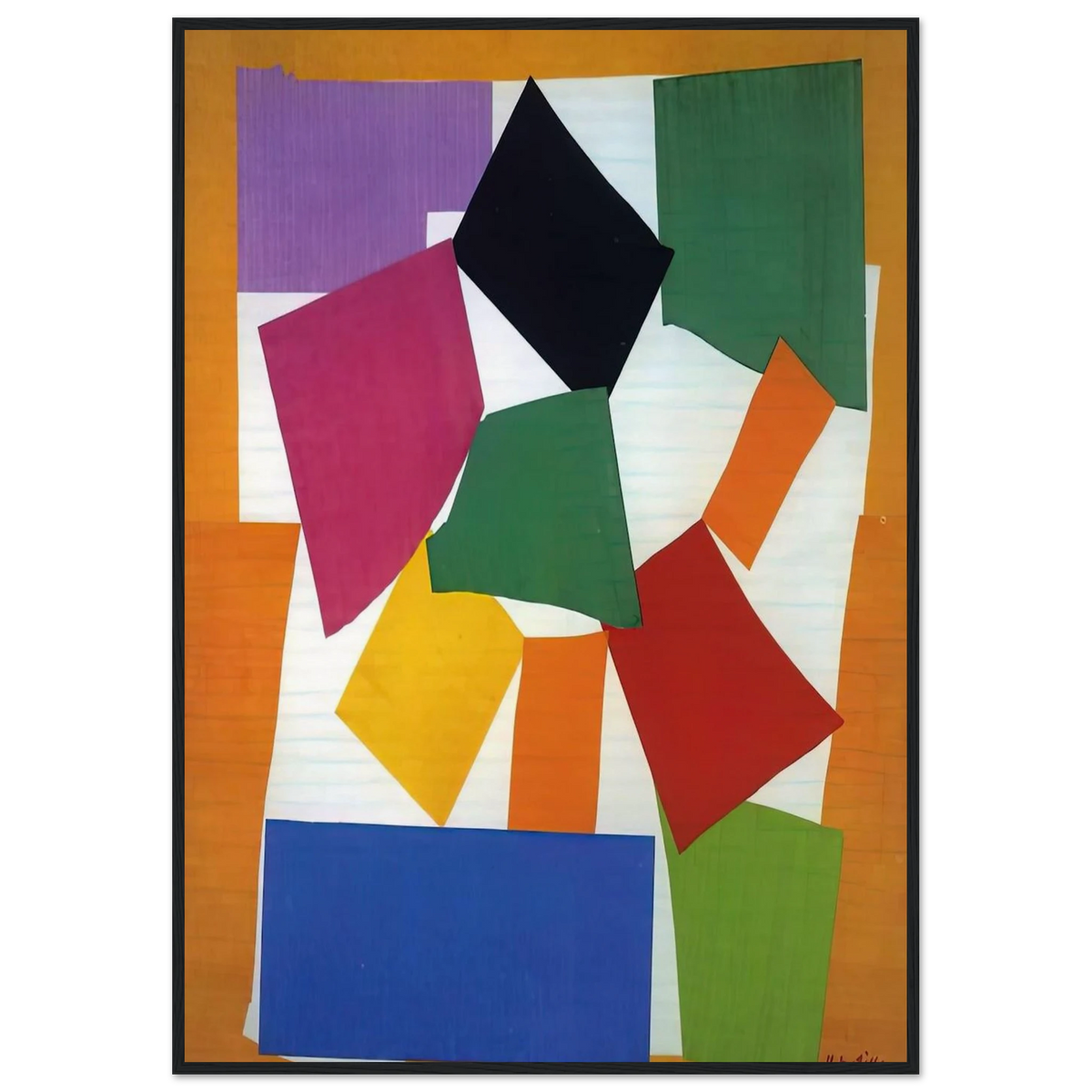 THE SNAIL 1953 Framed Poster | Henri Matisse Framed Prints Wall Art | Henri Matisse Print