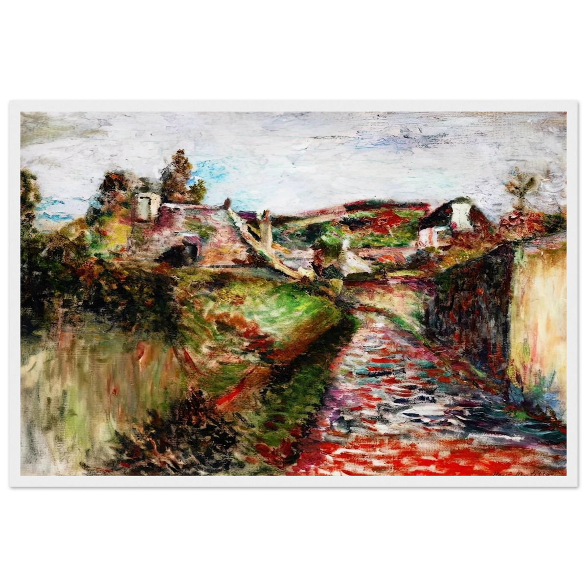 VIEW OF BELLE ILE 1897 Framed Poster | Henri Matisse Framed Prints Wall Art | Henri Matisse Print