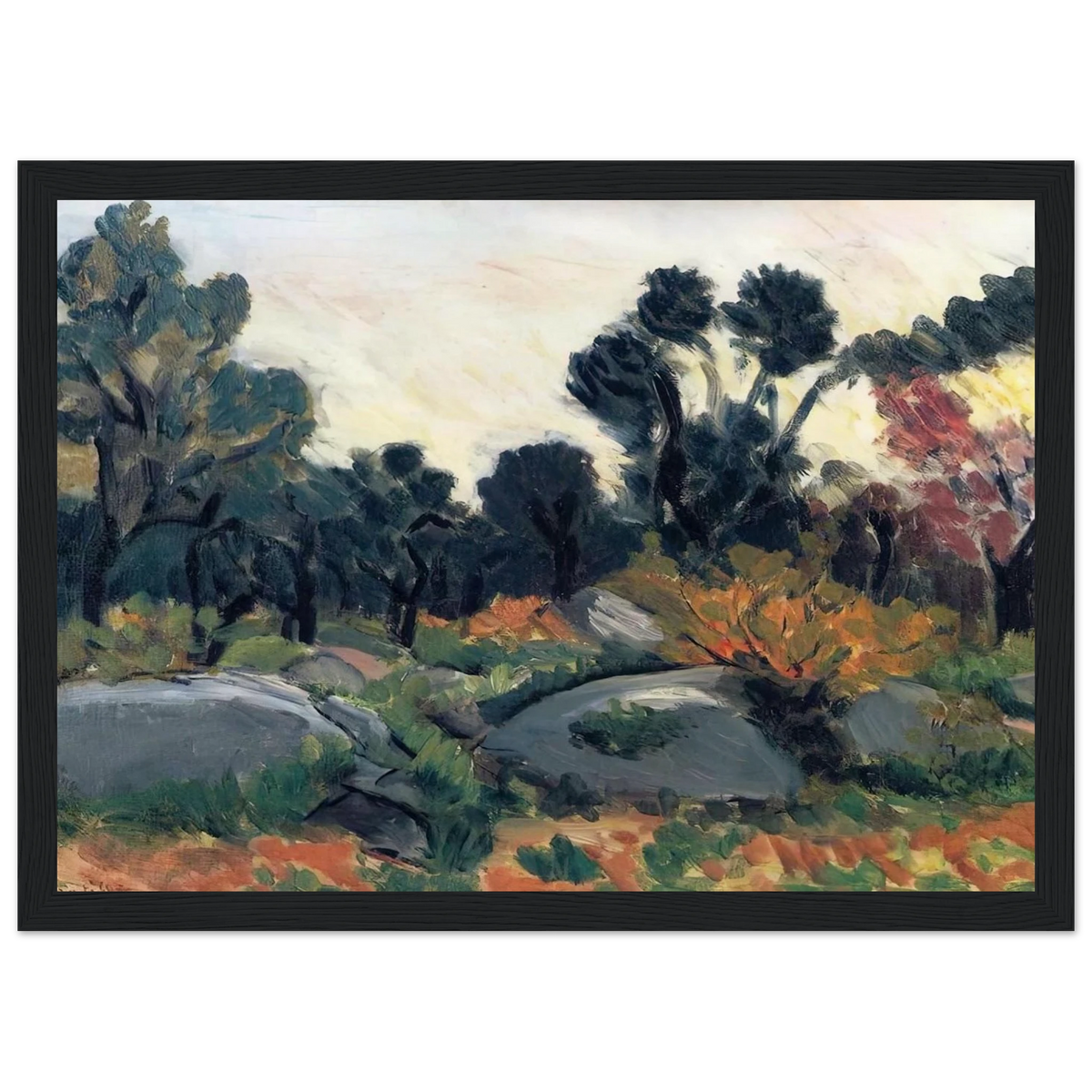LANDSCAPE 3 Framed Poster | Henri Matisse Framed Prints Wall Art | Henri Matisse Print