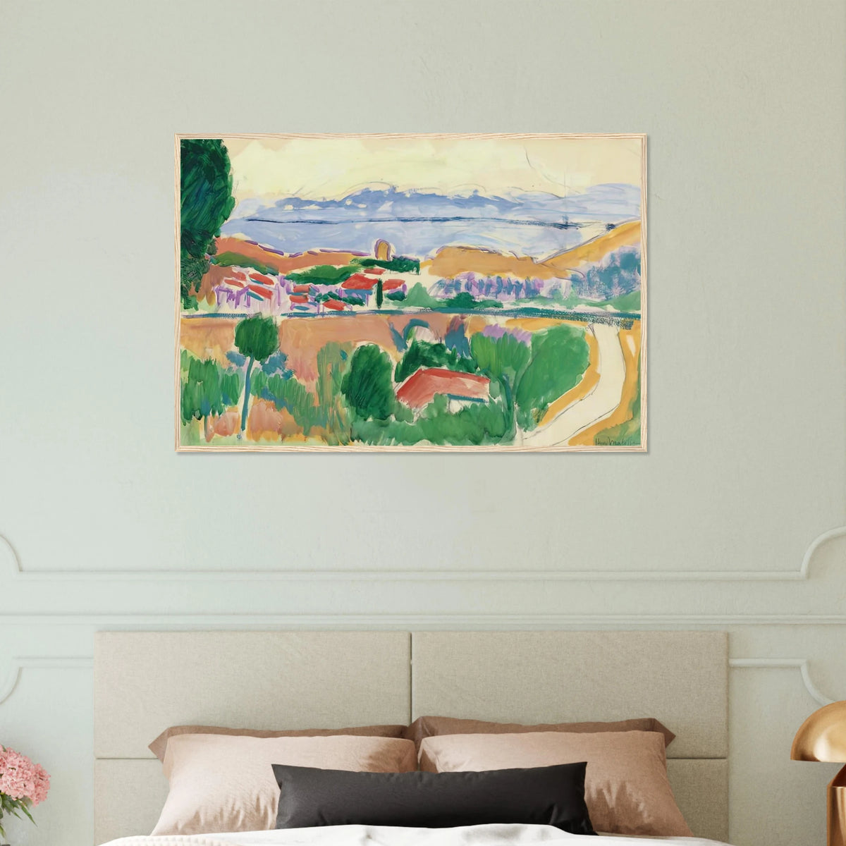 VUE DE COLLIOURE 1906 Framed Poster | Henri Matisse Framed Prints Wall Art | Henri Matisse Print