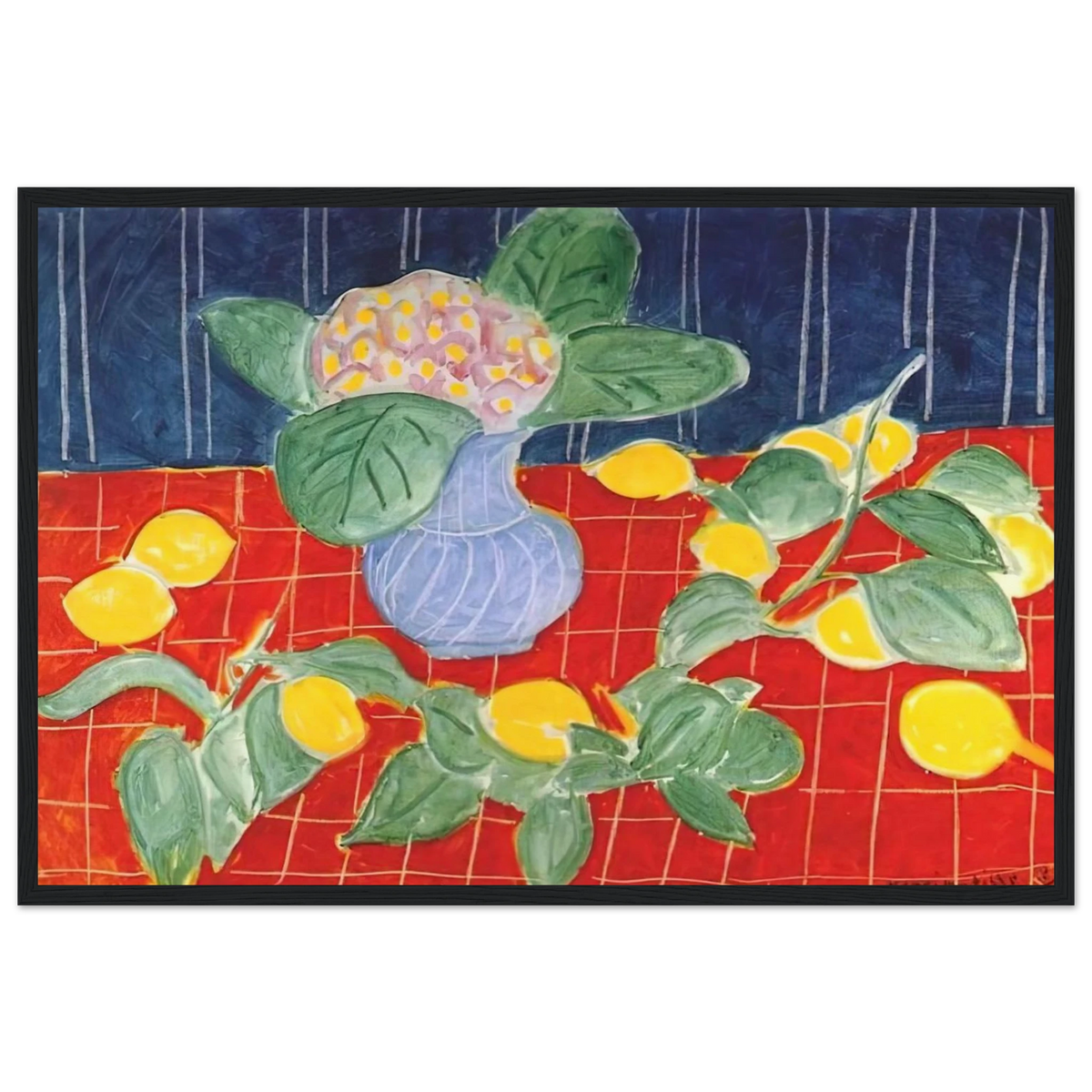 LEMONS AND SAXIFRAGES 1943 Framed Poster | Henri Matisse Framed Prints Wall Art | Henri Matisse Print