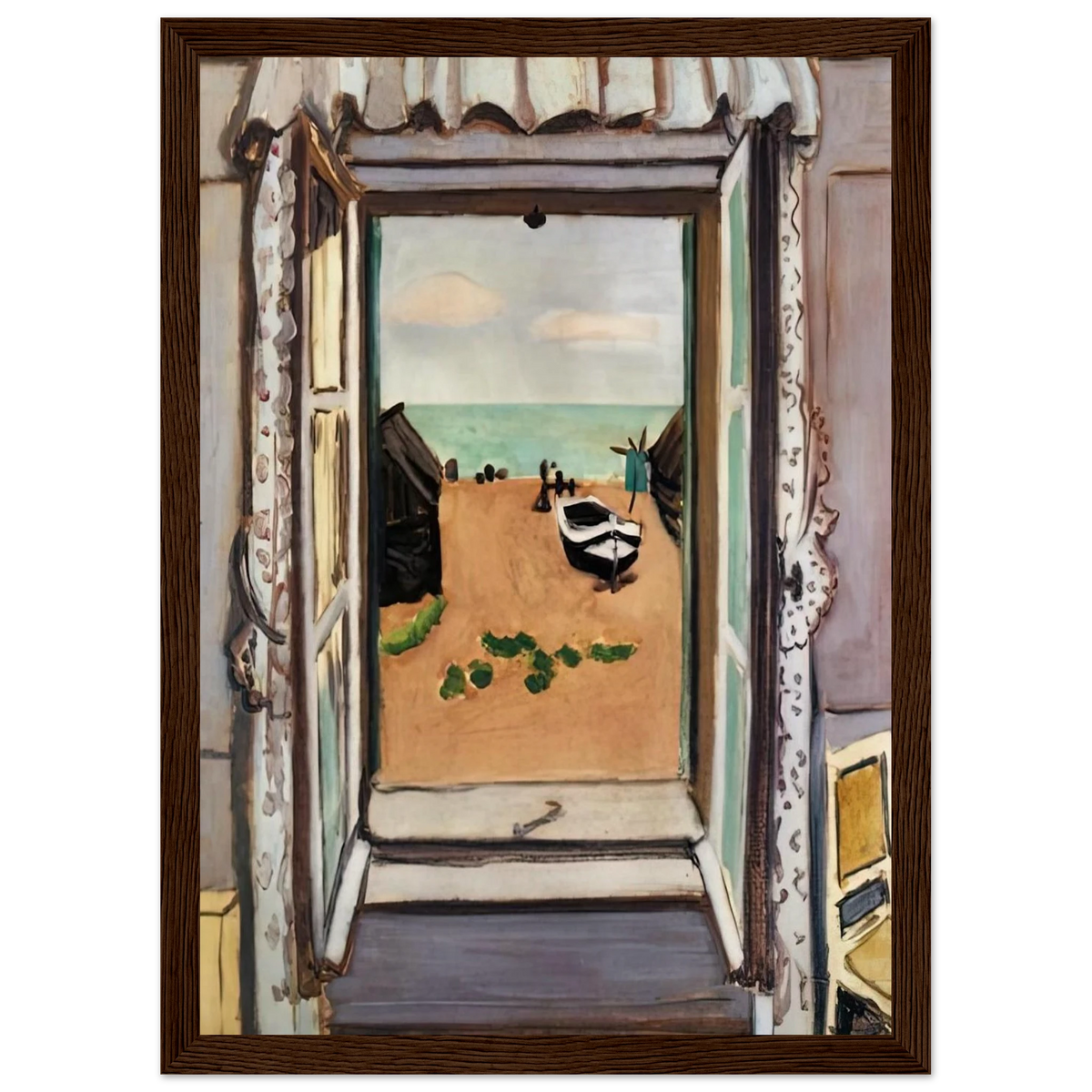 OPEN WINDOW ETRETAT 1920 Framed Poster | Henri Matisse Framed Prints Wall Art | Henri Matisse Print