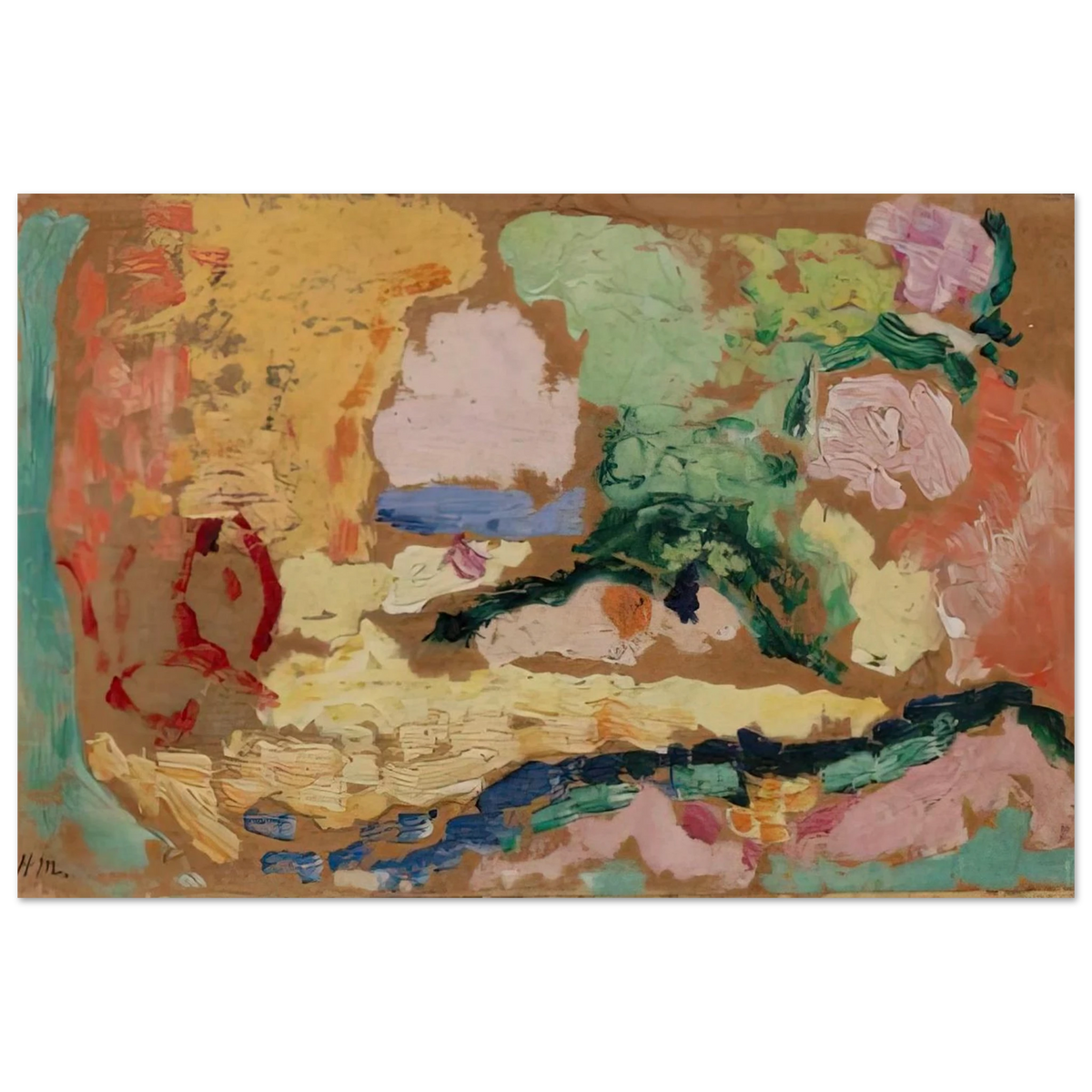 SKETCH FOR LE BONHEUR DE VIVRE 1906 Poster | Henri Matisse Poster | Henri Matisse Print