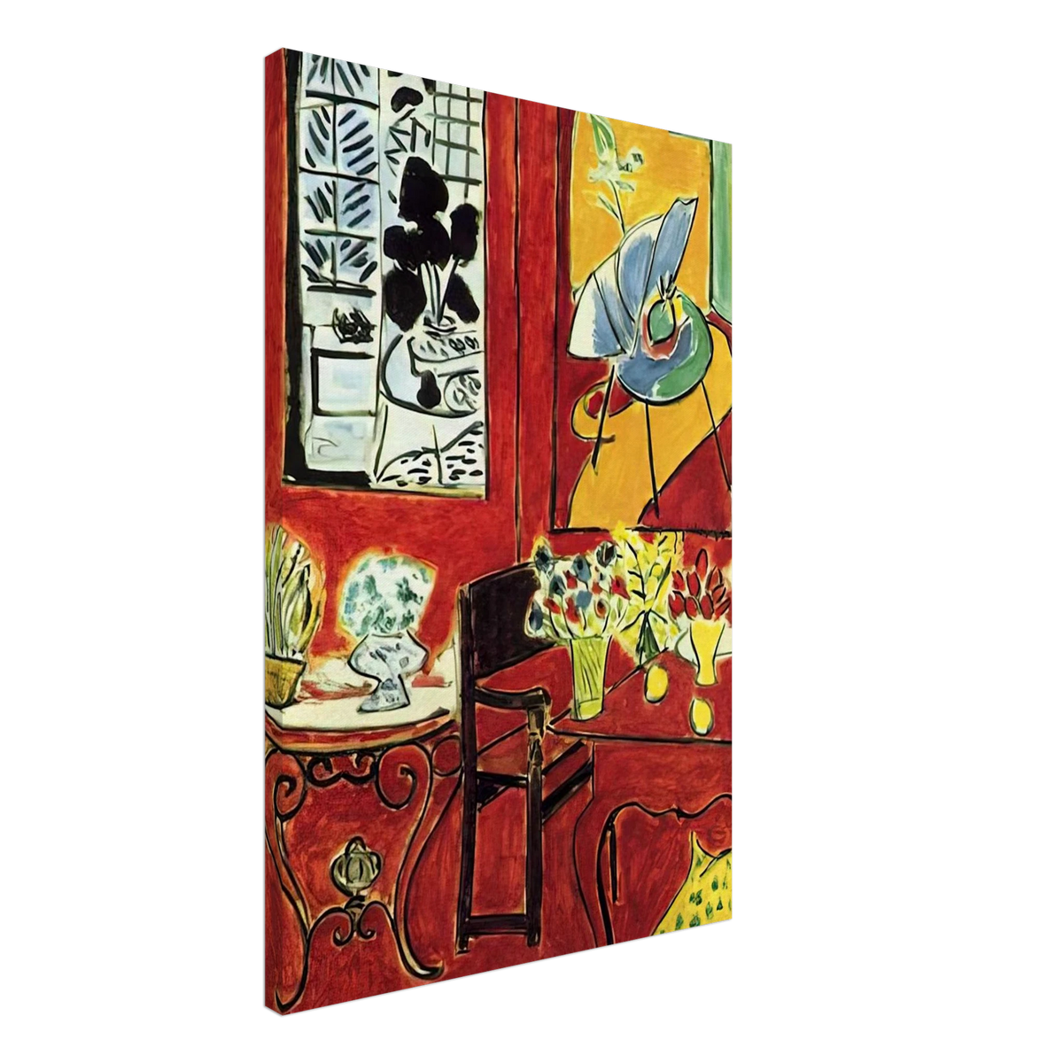 LARGE RED INTERIOR 1948 Canvas | Henri Matisse Canvas | Henri Matisse Print