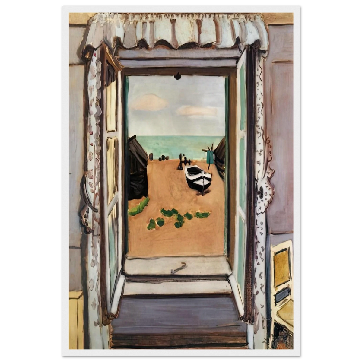 OPEN WINDOW ETRETAT 1920 Framed Poster | Henri Matisse Framed Prints Wall Art | Henri Matisse Print
