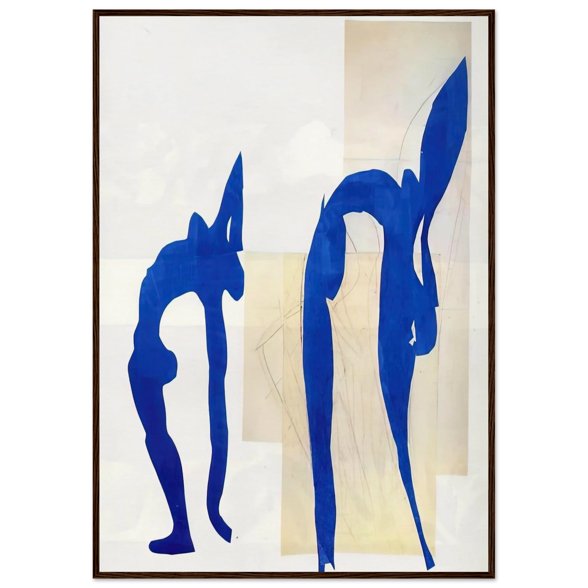 BLUE NUDES Framed Poster | Henri Matisse Framed Prints Wall Art | Henri Matisse Print