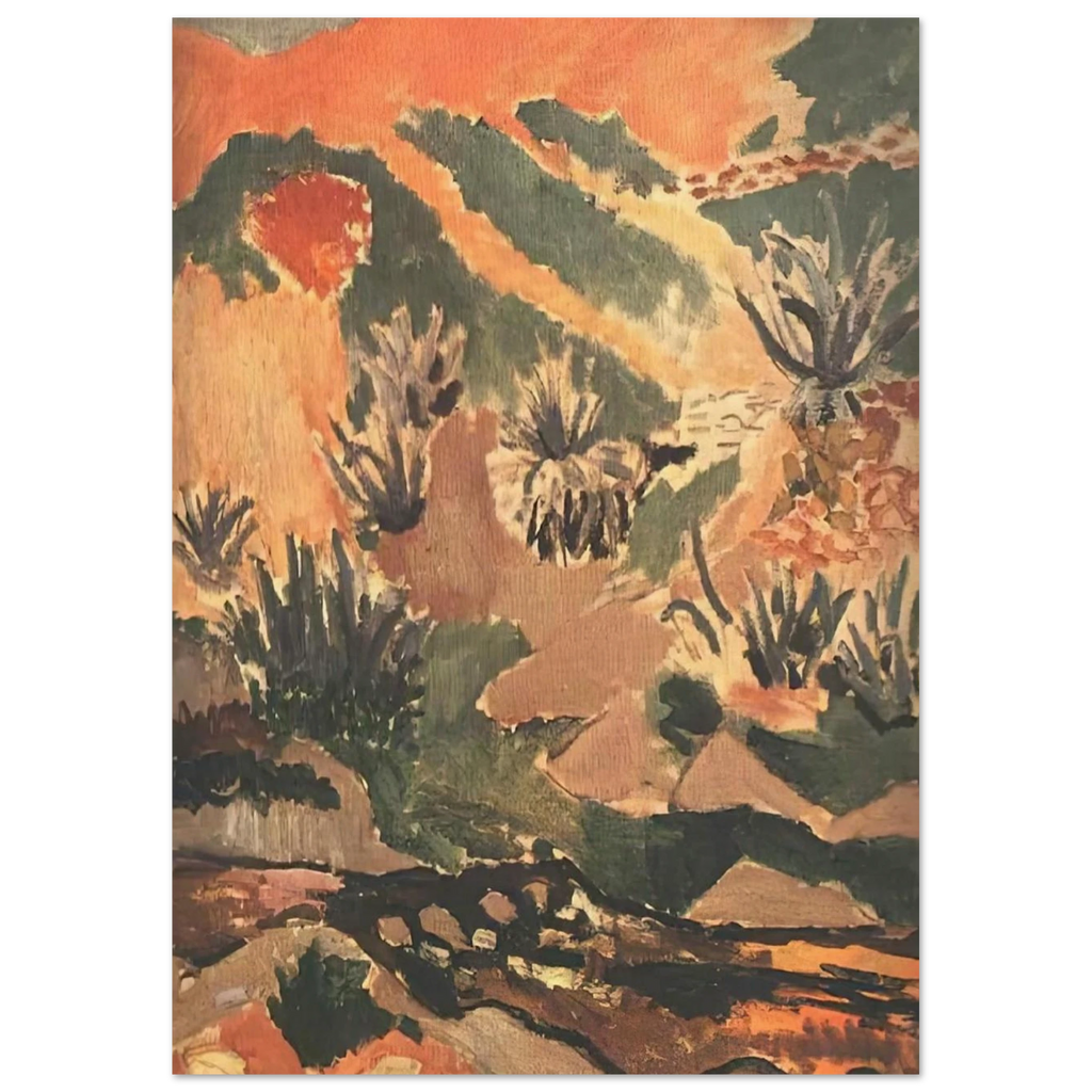LANDSCAPE WITH BROOK BROOK WITH ALOES 1907 Poster | Henri Matisse Poster | Henri Matisse Print
