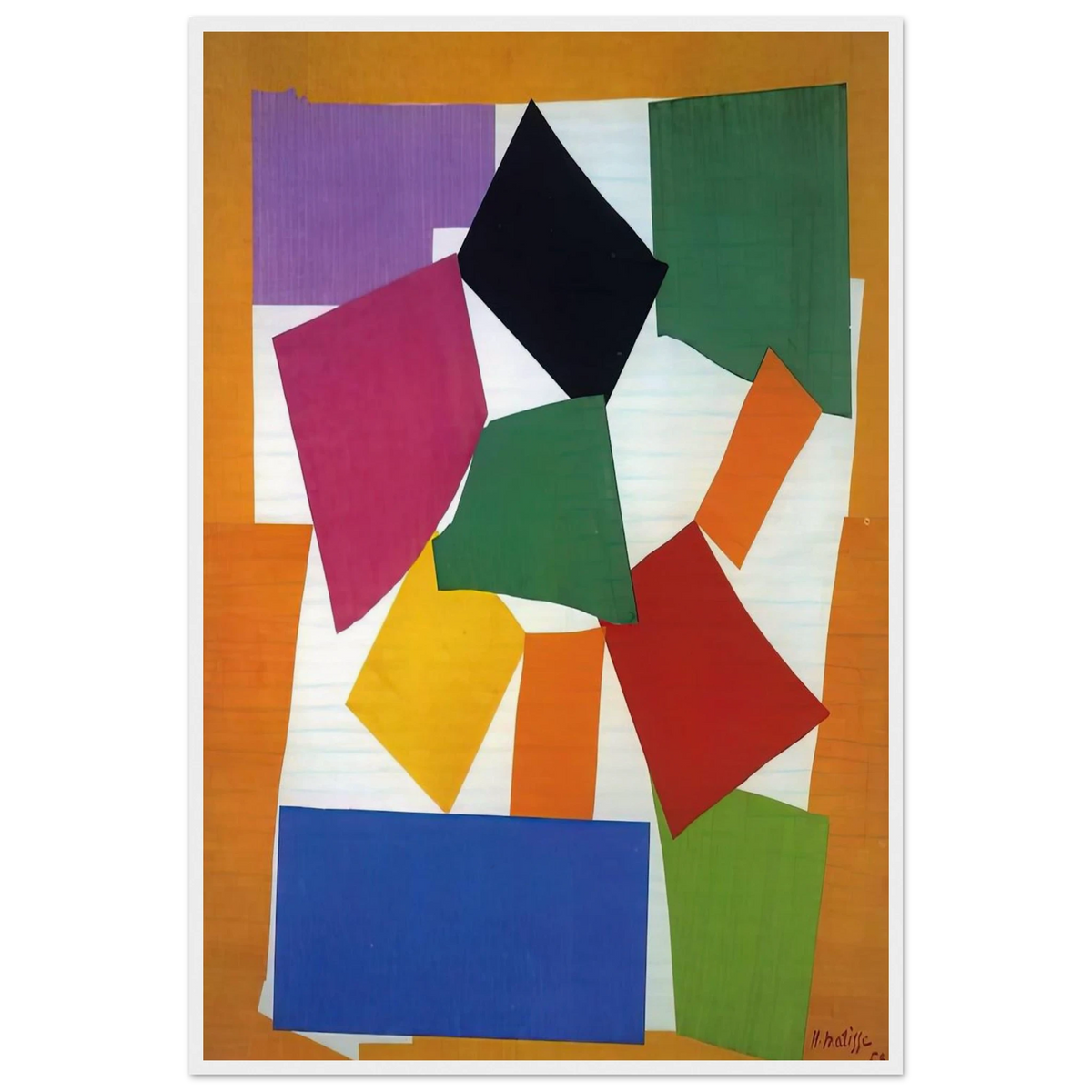 THE SNAIL 1953 Framed Poster | Henri Matisse Framed Prints Wall Art | Henri Matisse Print