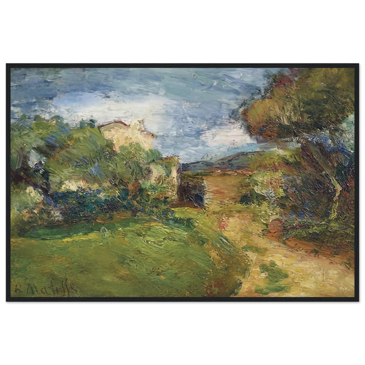 PETIT PAYSAGE CORSE 1898 Framed Poster | Henri Matisse Framed Prints Wall Art | Henri Matisse Print