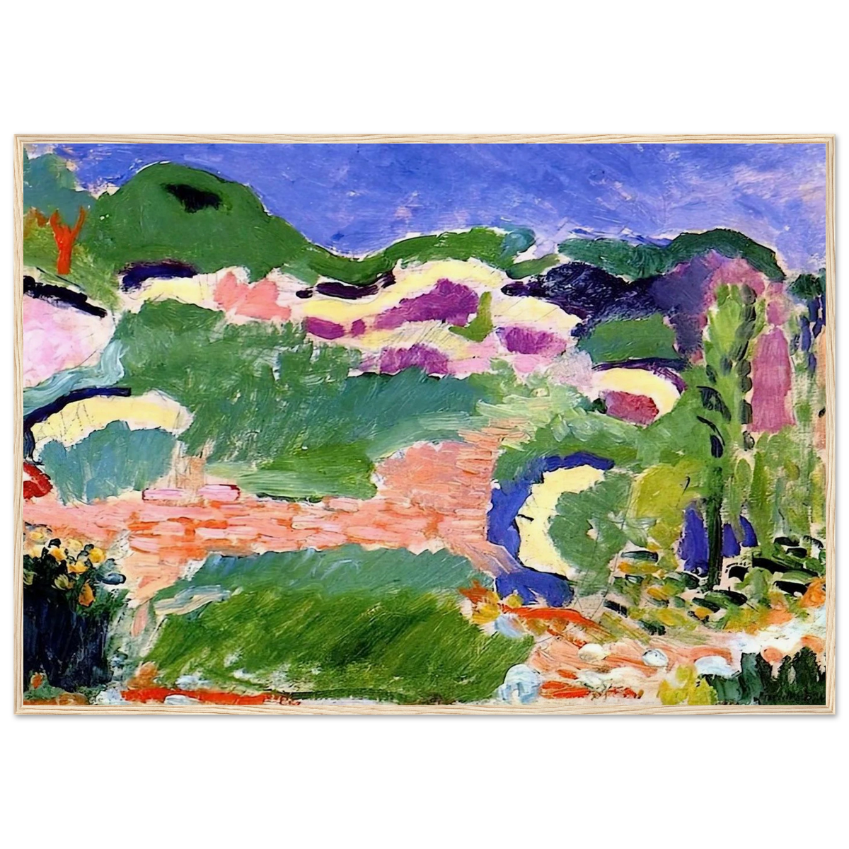 LES GENETS 1905 Framed Poster | Henri Matisse Framed Prints Wall Art | Henri Matisse Print