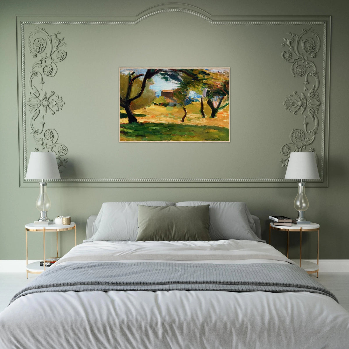 CORSICAN LANDSCAPE 1898 1 Framed Poster | Henri Matisse Framed Prints Wall Art | Henri Matisse Print