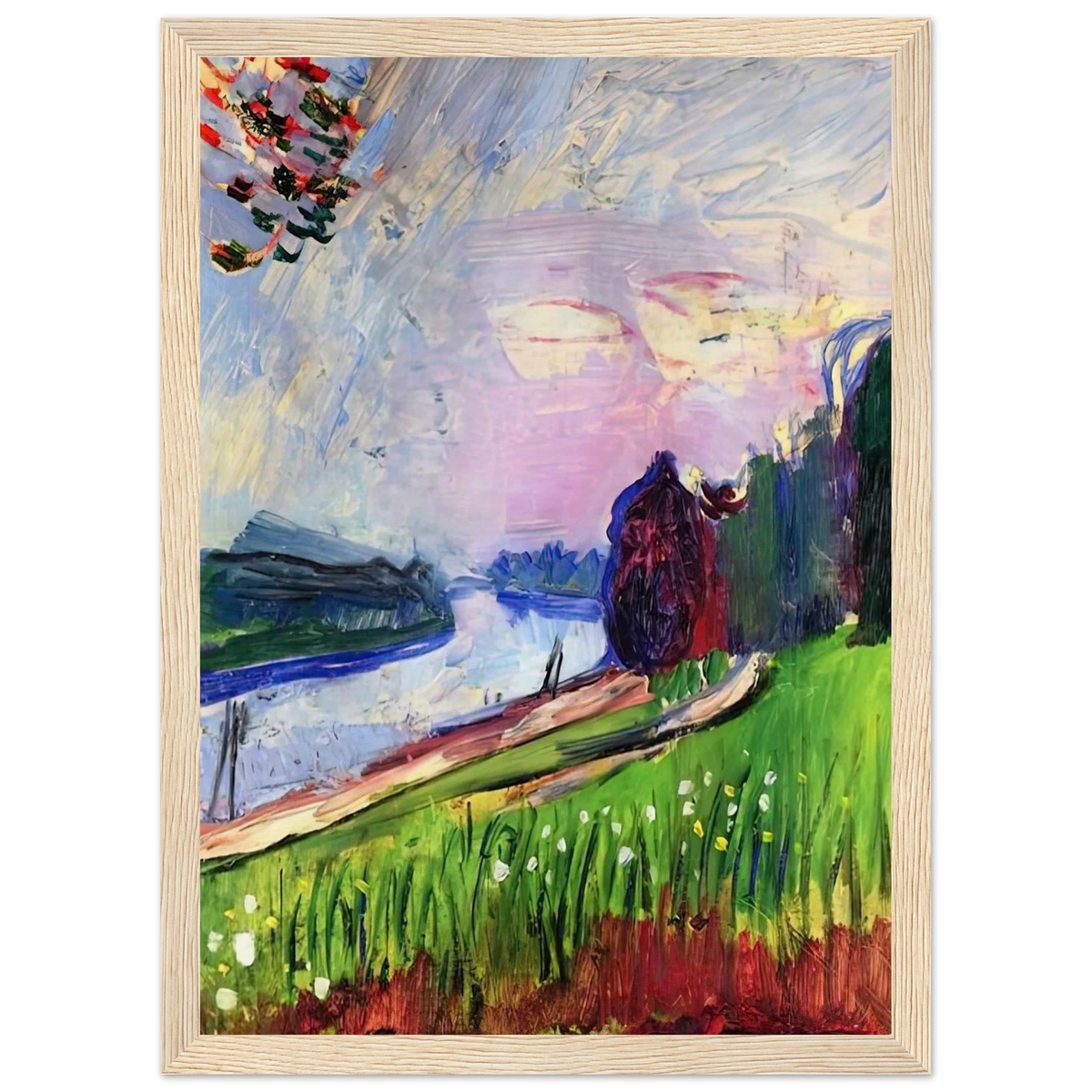 COPSE OF THE BANKS OF THE GARONNE 1900 Framed Poster | Henri Matisse Framed Prints Wall Art | Henri Matisse Print