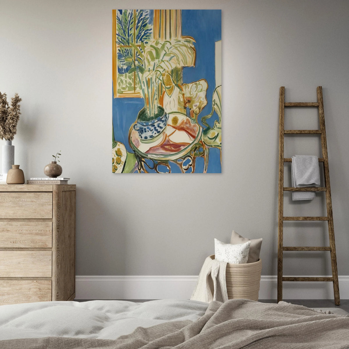 BLUE INTERIOR 1947 Poster | Henri Matisse Poster | Henri Matisse Print