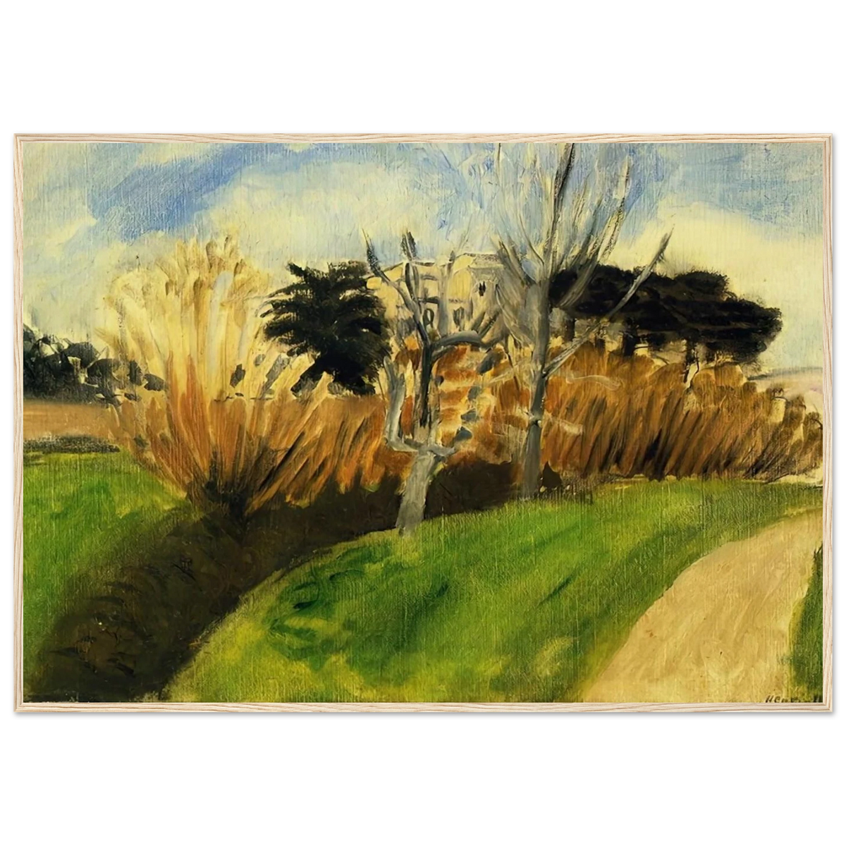 THE STREAM NEAR NICE Framed Poster | Henri Matisse Framed Prints Wall Art | Henri Matisse Print