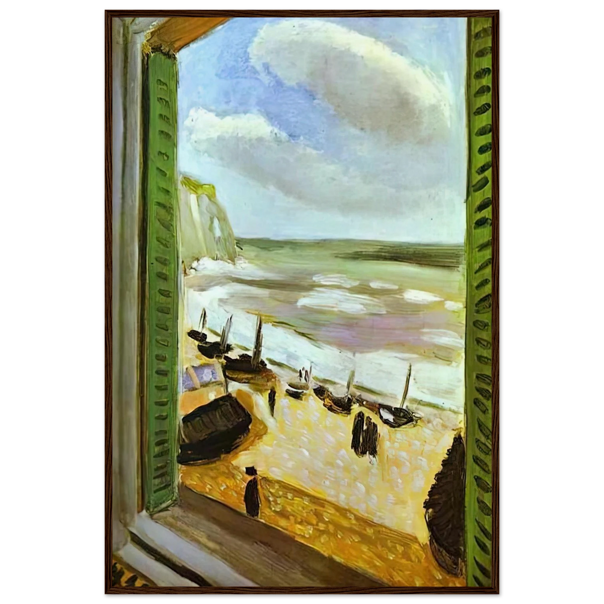 OPEN WINDOW AT COLLIOURE 1905 Framed Poster | Henri Matisse Framed Prints Wall Art | Henri Matisse Print