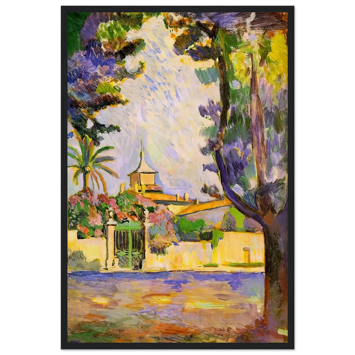 PLACE DES LICES ST TROPEZ 1904 Framed Poster | Henri Matisse Framed Prints Wall Art | Henri Matisse Print