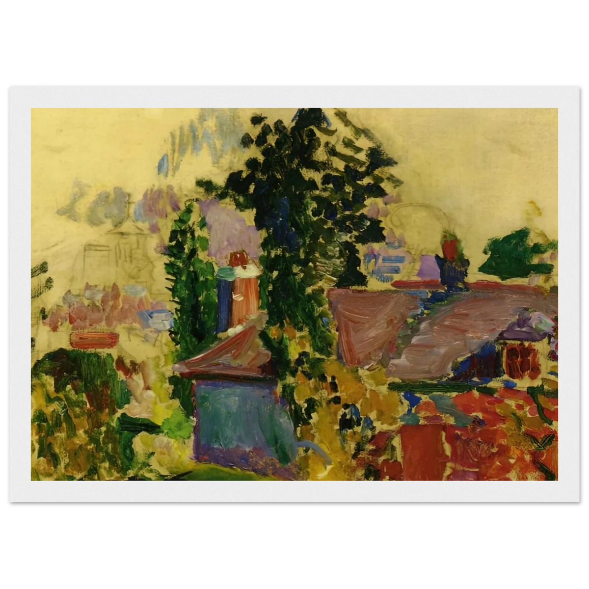 LANDSCAPE 1904 Framed Poster | Henri Matisse Framed Prints Wall Art | Henri Matisse Print