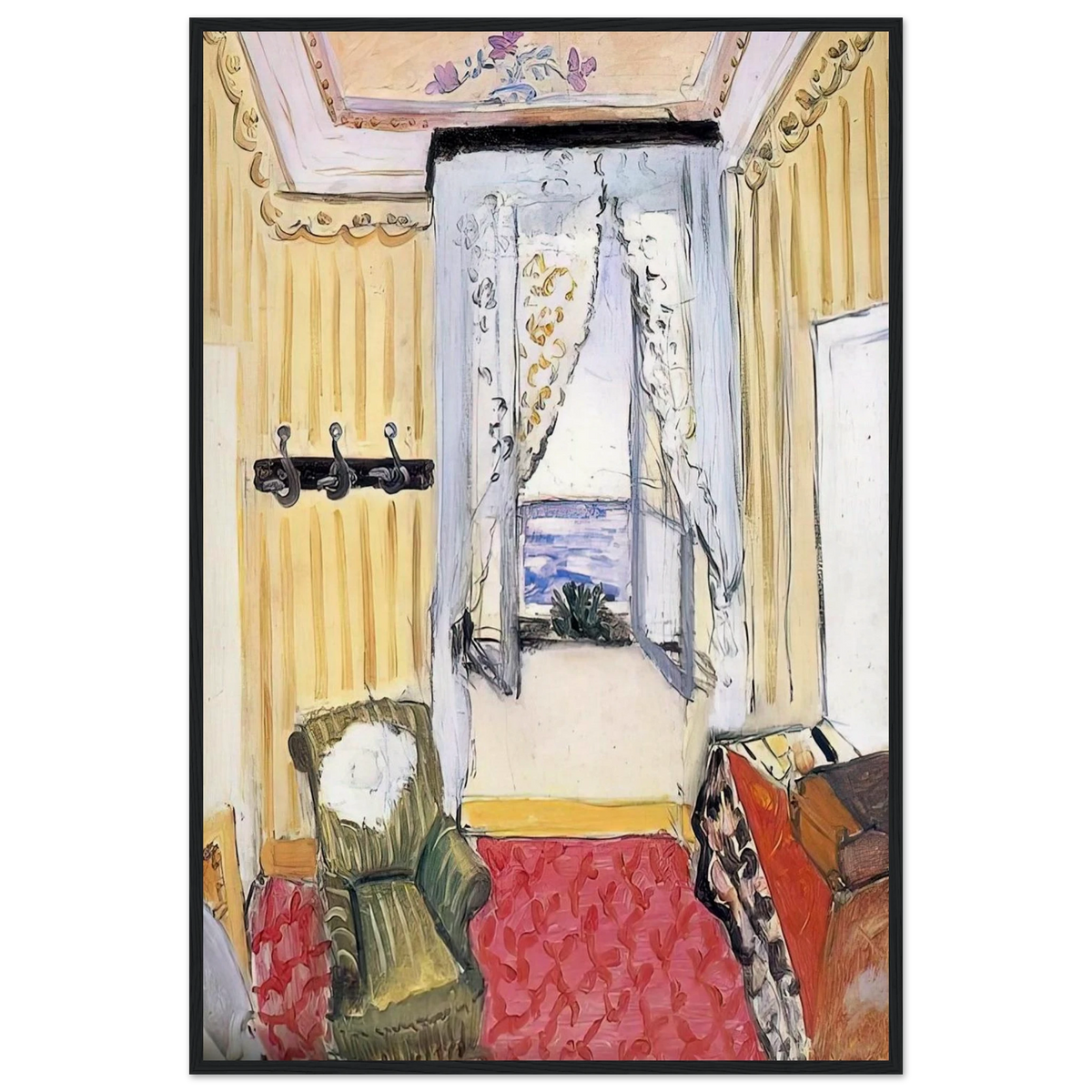 MY ROOM AT THE BEAU RIVAGE 1918 Framed Poster | Henri Matisse Framed Prints Wall Art | Henri Matisse Print