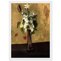 BOUQUET OF FLOWERS IN A CRYSTAL VASE 1902 Framed Poster | Henri Matisse Framed Prints Wall Art | Henri Matisse Print